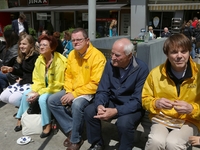 Monique, Koen, Guido en Tom
